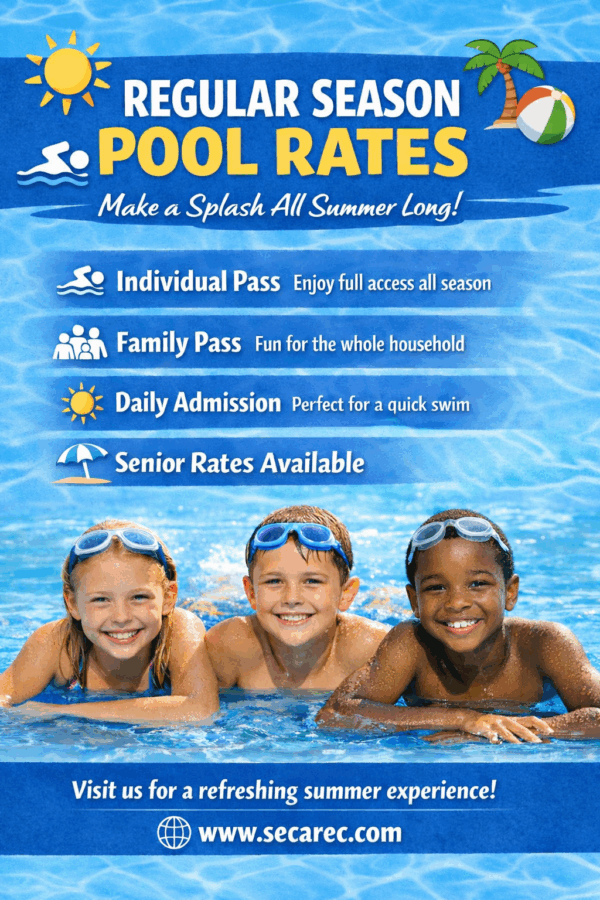 Pool Pass Registration 2026 - Southern End Community Association [SECA]